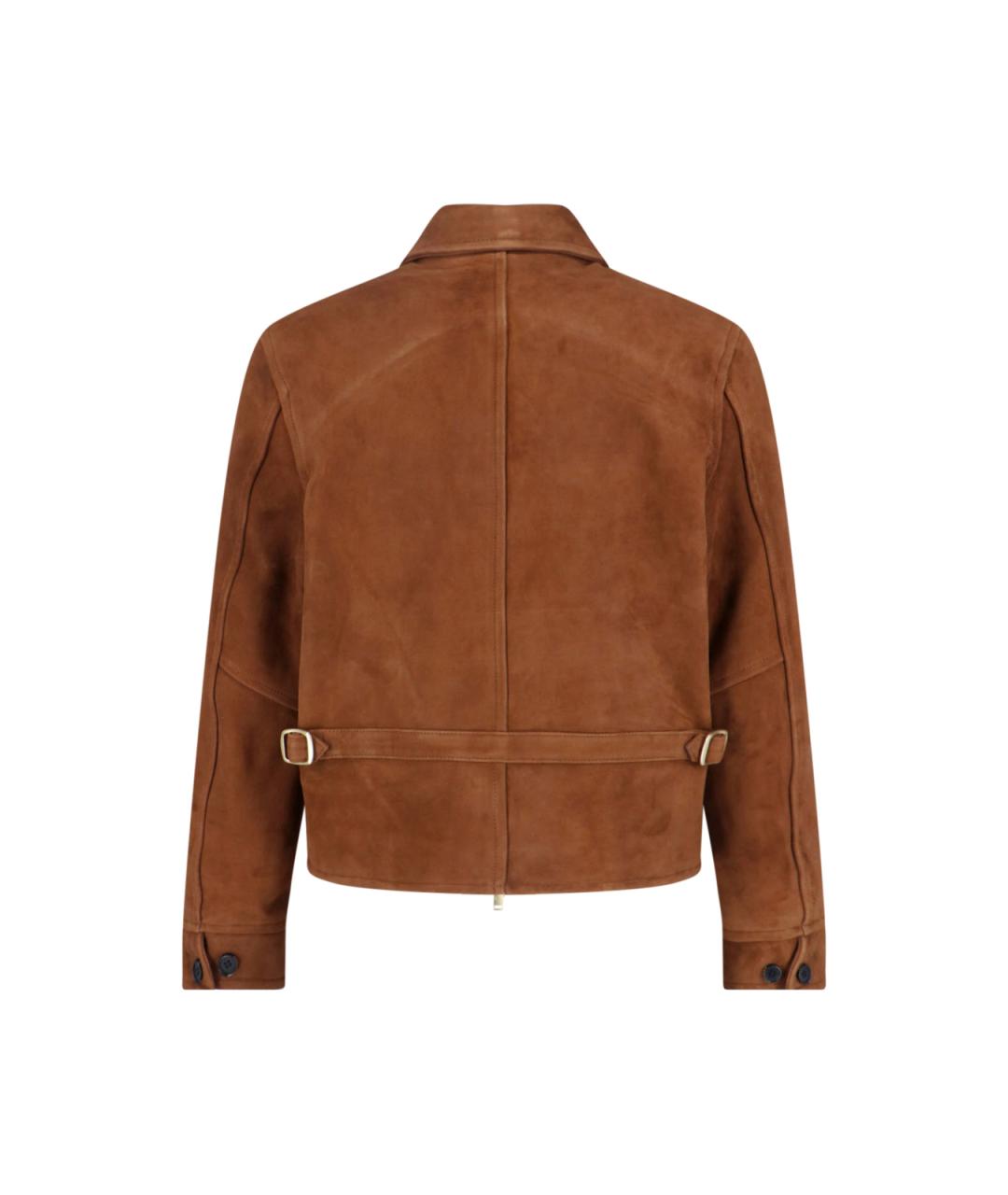 TONYWACK Коричневая замшевая куртка, фото 2