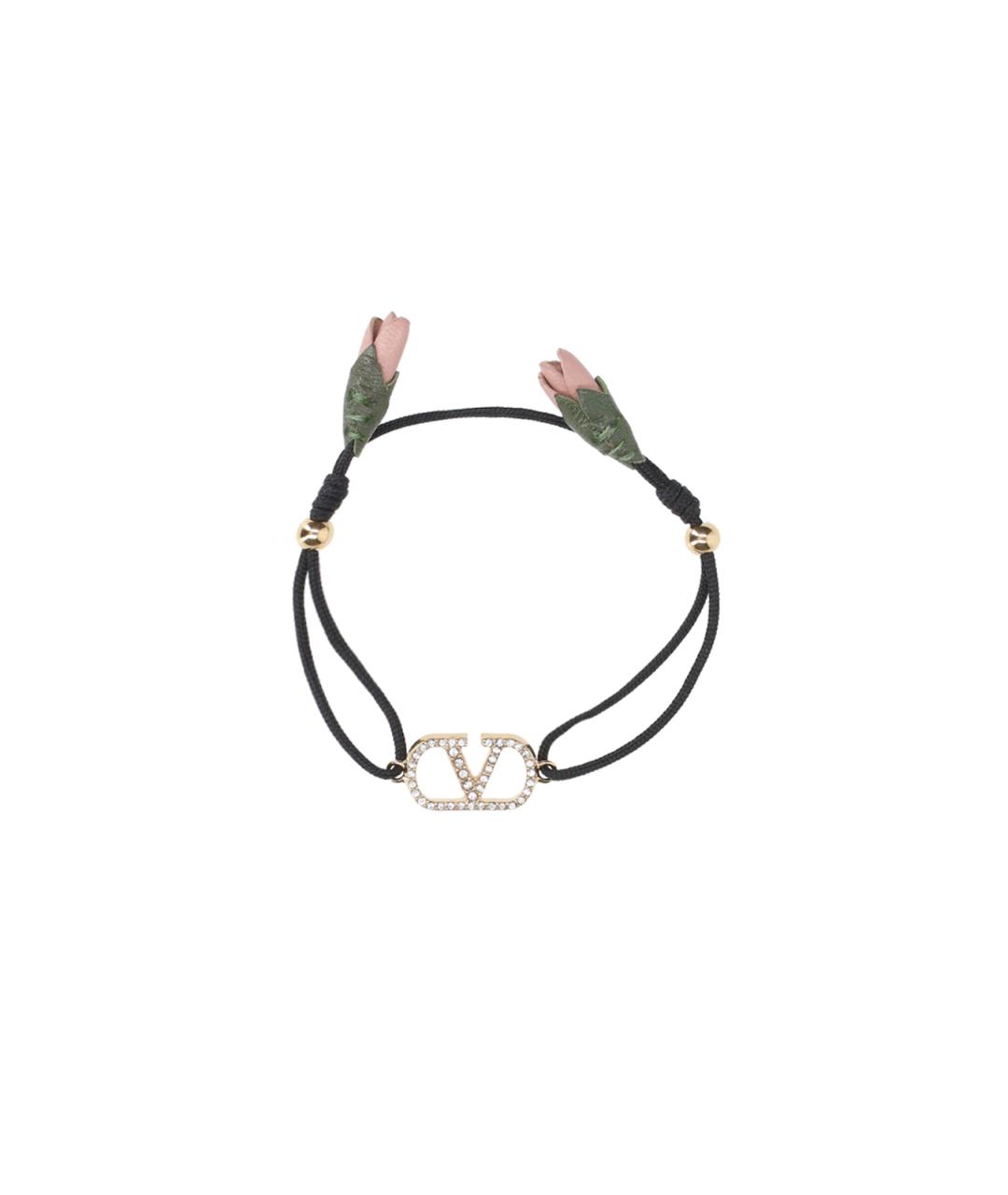 VALENTINO Черный металлический браслет, фото 3