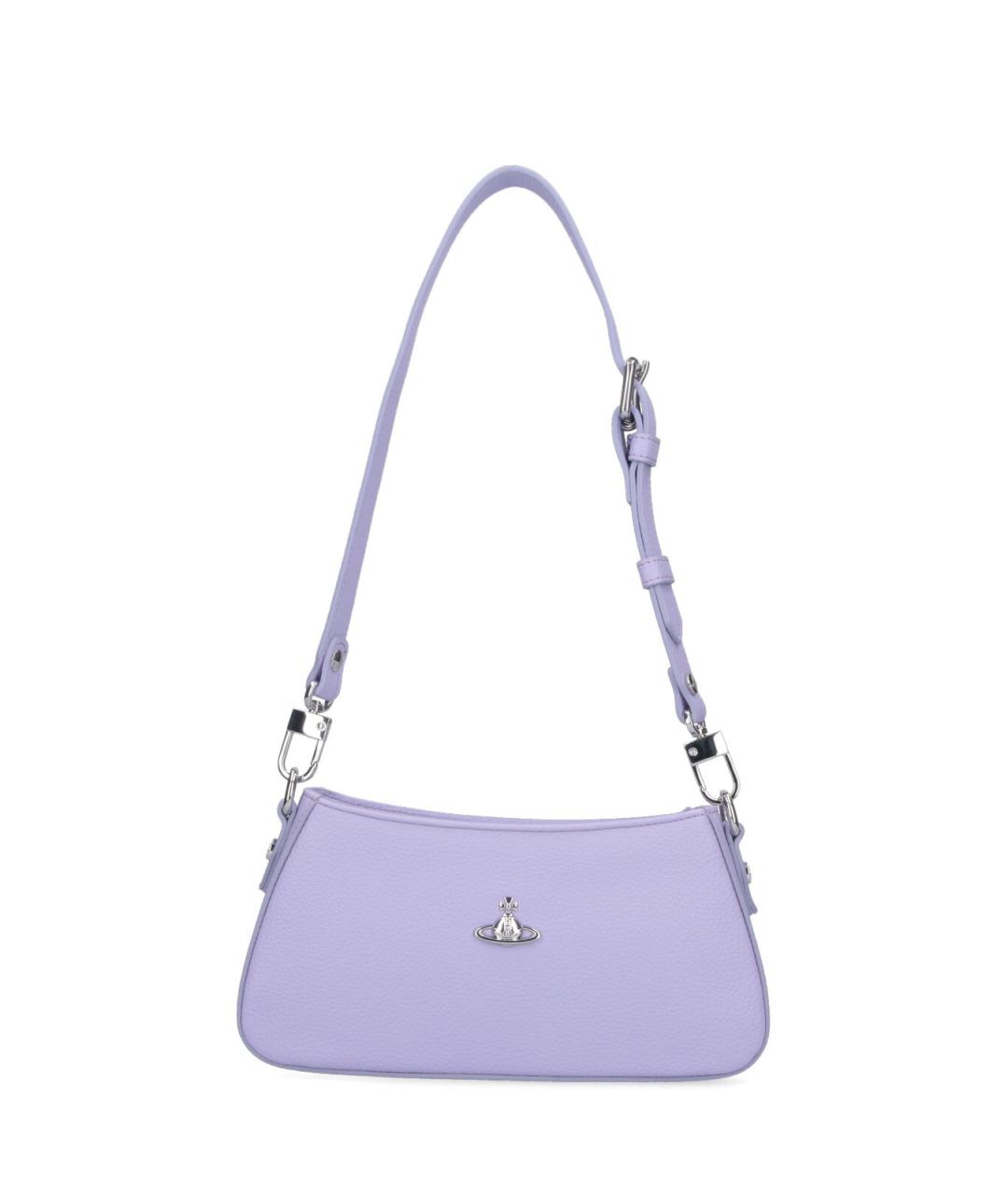 VIVIENNE WESTWOOD Фиолетовая сумка через плечо из искусственной кожи, фото 1