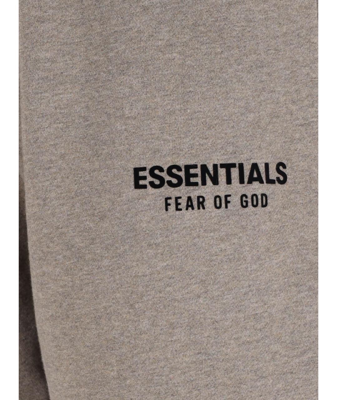 FEAR OF GOD ESSENTIALS Бежевые хлопковые повседневные брюки, фото 4