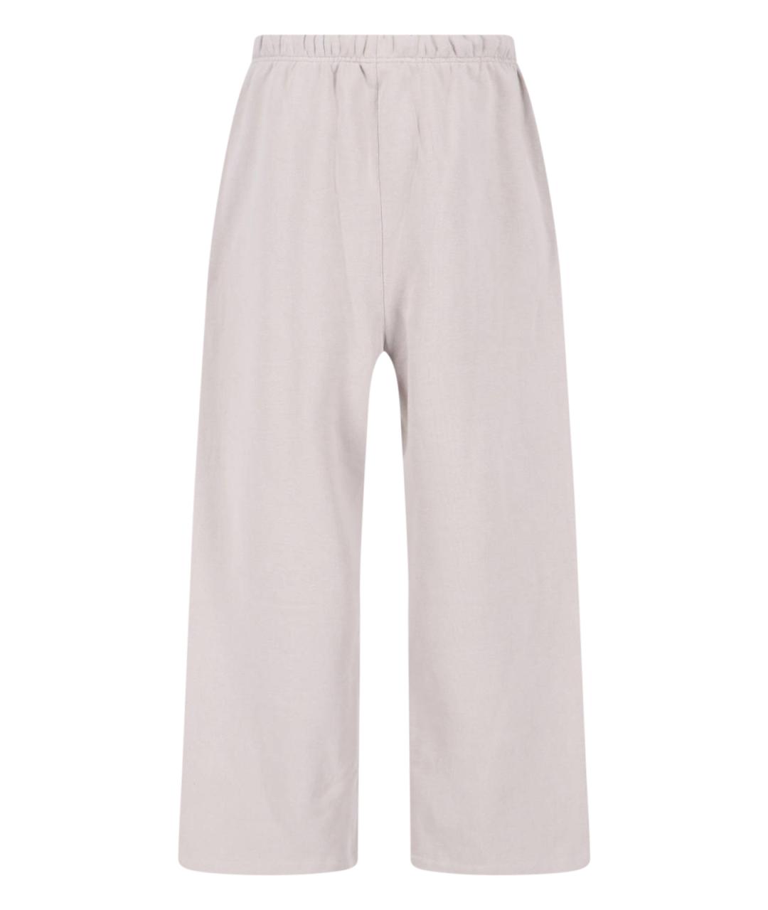 FEAR OF GOD ESSENTIALS Серые хлопковые повседневные брюки, фото 2