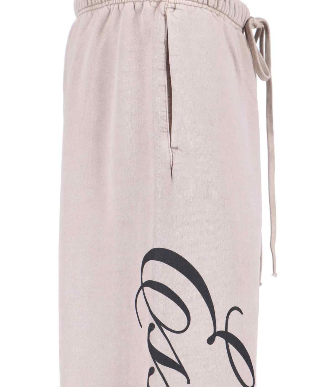 FEAR OF GOD ESSENTIALS Бежевые хлопковые повседневные брюки, фото 4