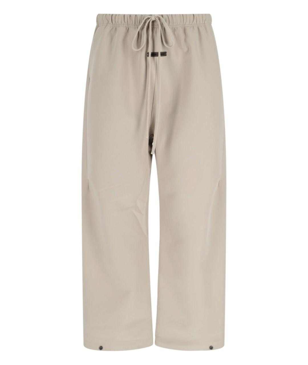 FEAR OF GOD ESSENTIALS Бежевые полиэстеровые повседневные брюки, фото 1