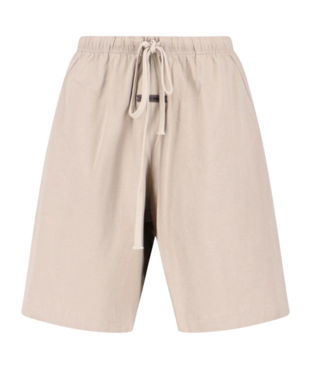 FEAR OF GOD ESSENTIALS Бежевые хлопковые шорты, фото 1
