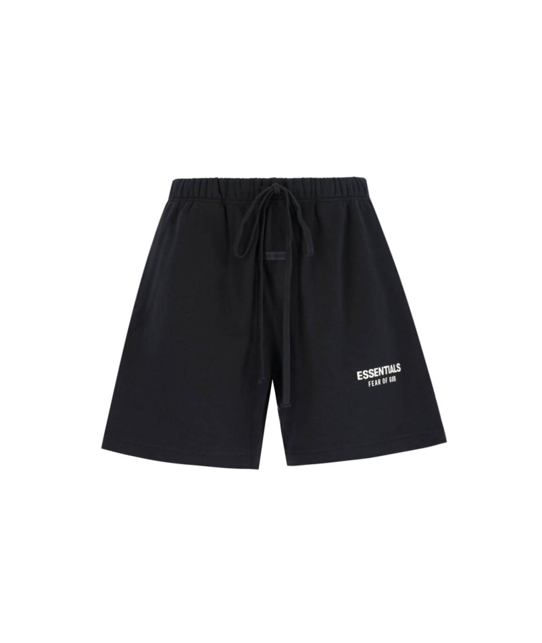 FEAR OF GOD ESSENTIALS Черные хлопковые шорты, фото 1