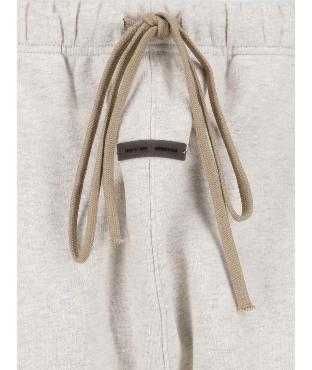 FEAR OF GOD ESSENTIALS Серые хлопковые повседневные брюки, фото 5