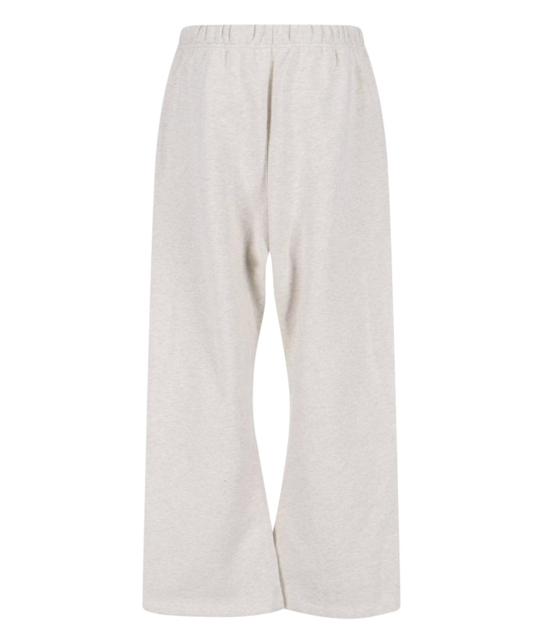 FEAR OF GOD ESSENTIALS Серые хлопковые повседневные брюки, фото 2