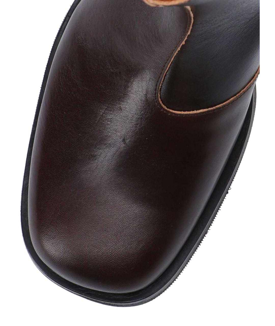 OUR LEGACY Коричневые кожаные ботинки, фото 5