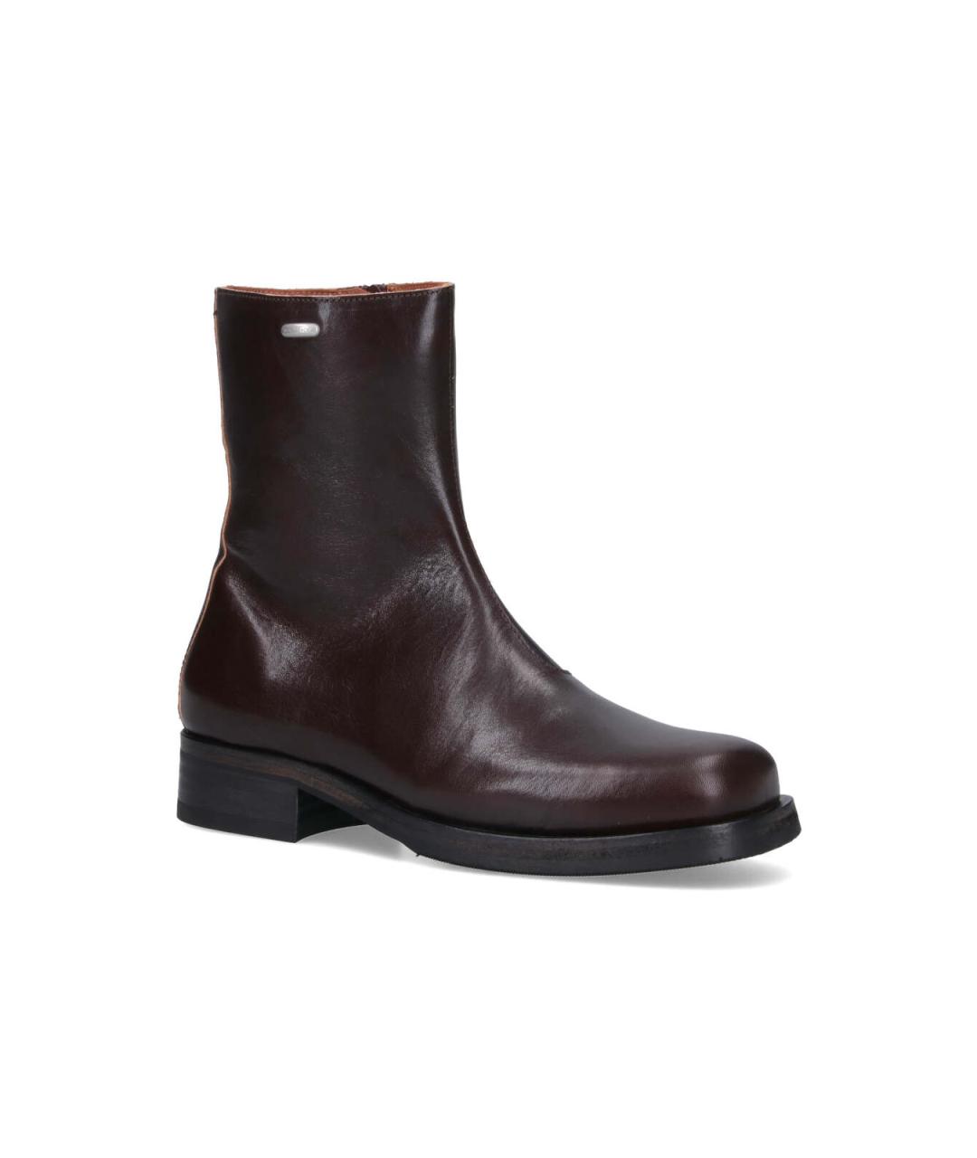 OUR LEGACY Коричневые кожаные ботинки, фото 2