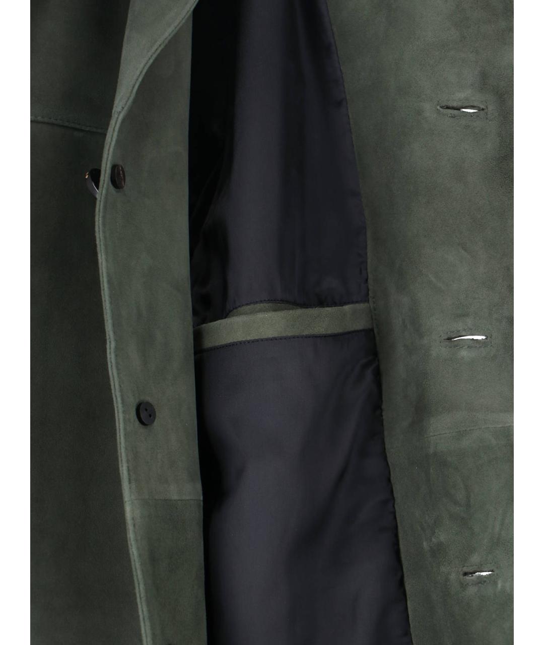 TONYWACK Зеленая замшевая куртка, фото 3