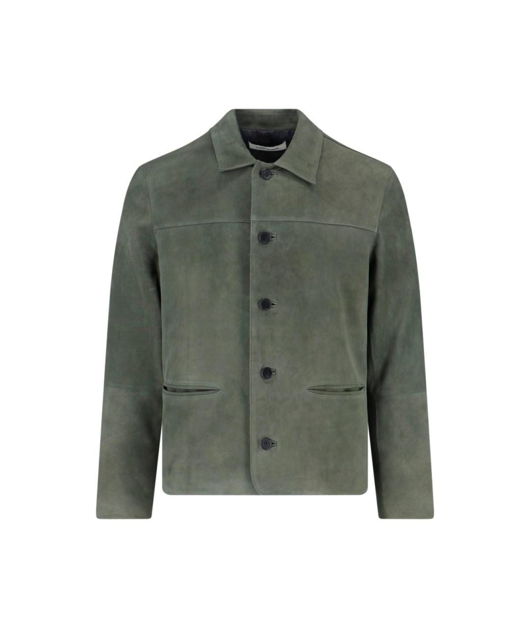 TONYWACK Зеленая замшевая куртка, фото 1