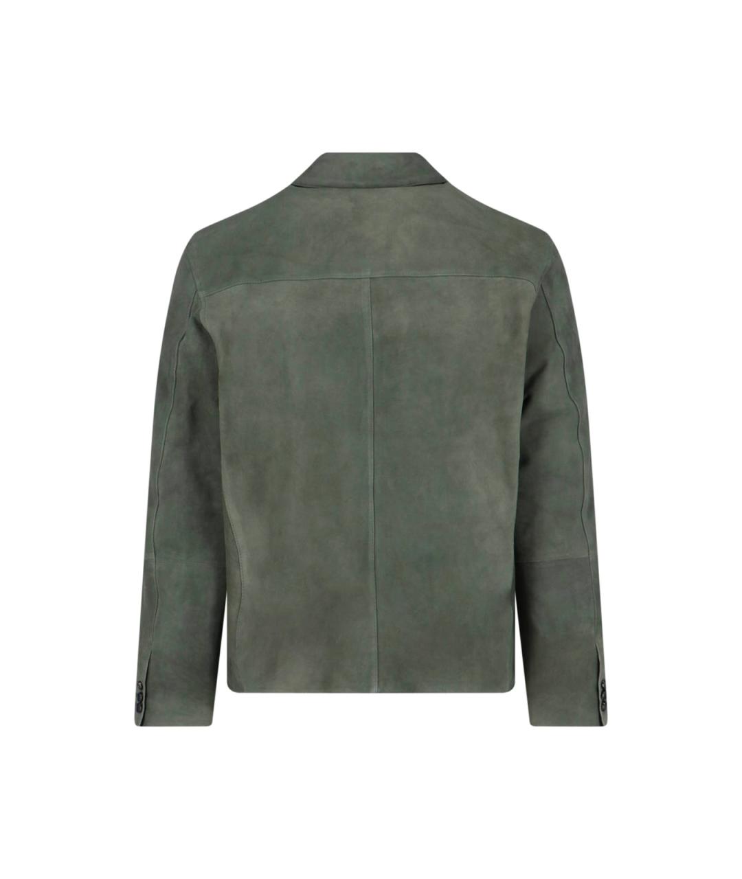 TONYWACK Зеленая замшевая куртка, фото 2