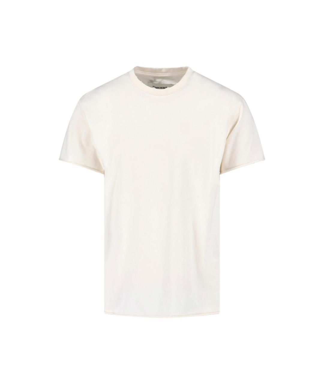 TONYWACK Бежевая хлопковая футболка, фото 1