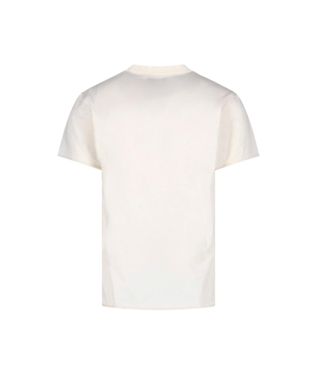 TONYWACK Бежевая хлопковая футболка, фото 2