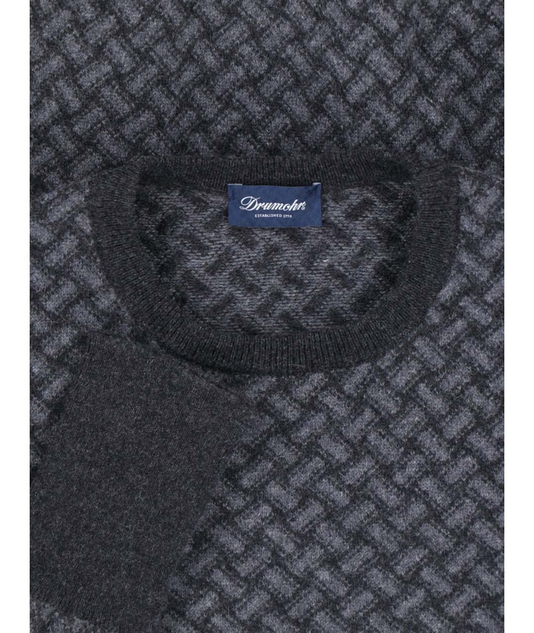 Drumohr Серый кашемировый джемпер / свитер, фото 3