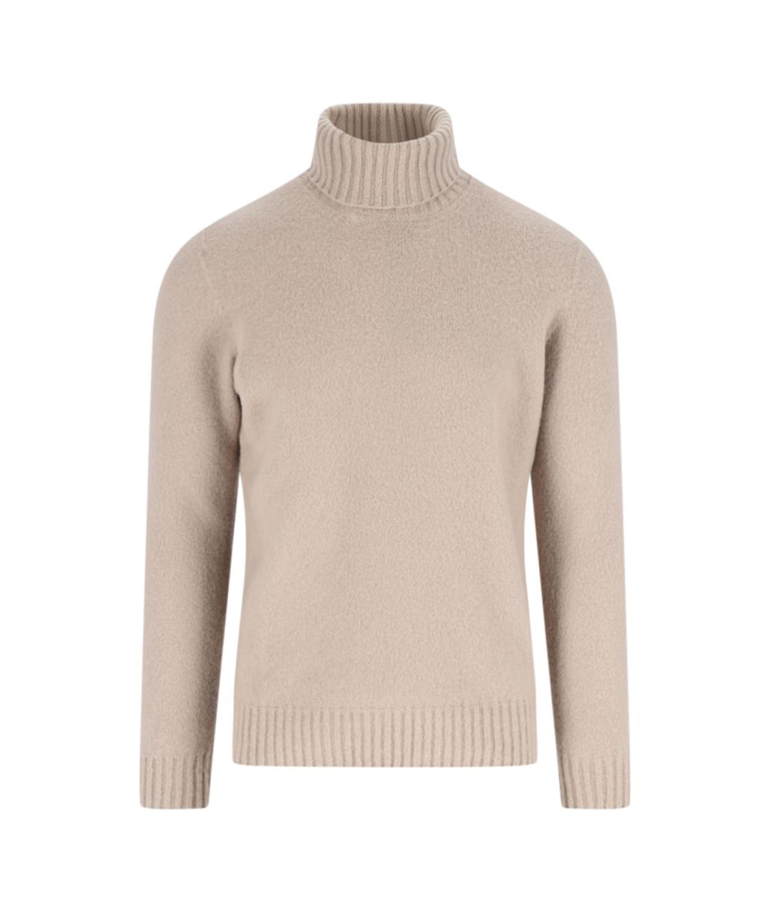 Drumohr Бежевый шерстяной джемпер / свитер, фото 1