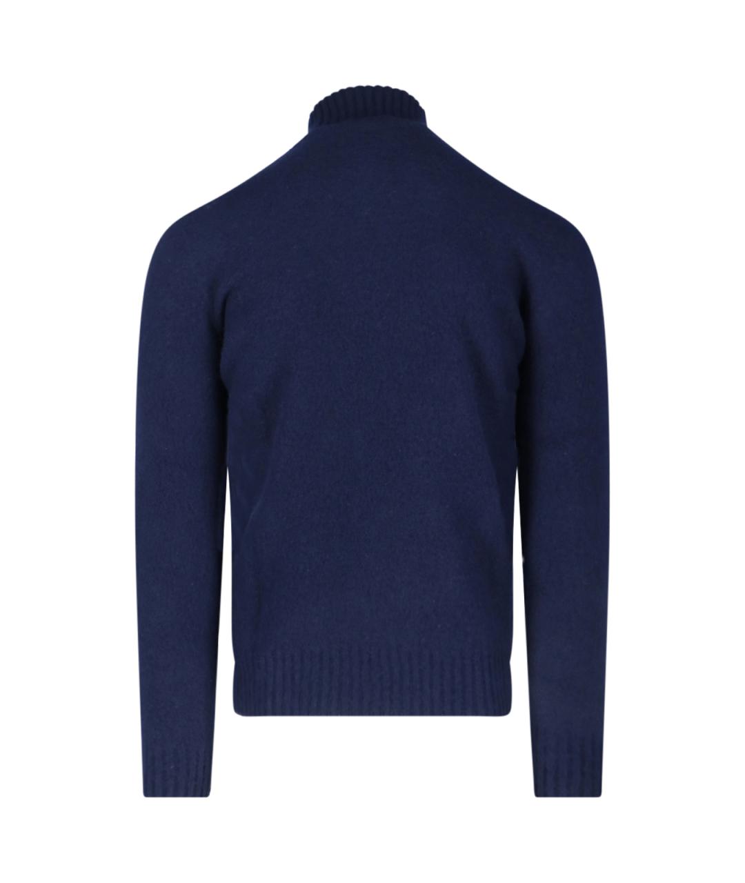 Drumohr Синий шерстяной джемпер / свитер, фото 2