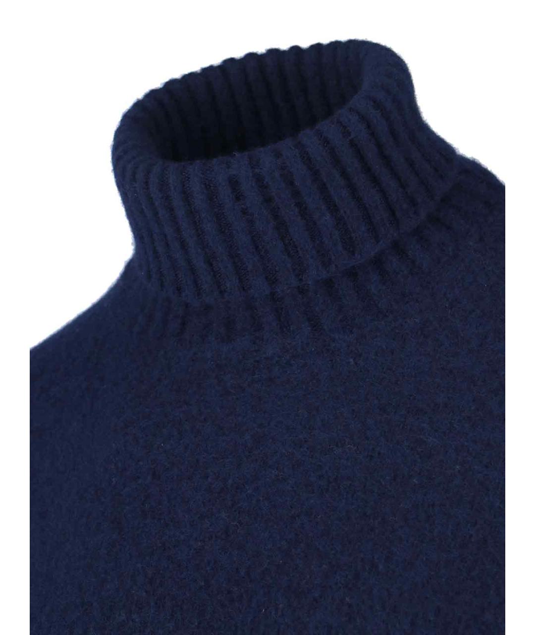 Drumohr Синий шерстяной джемпер / свитер, фото 3