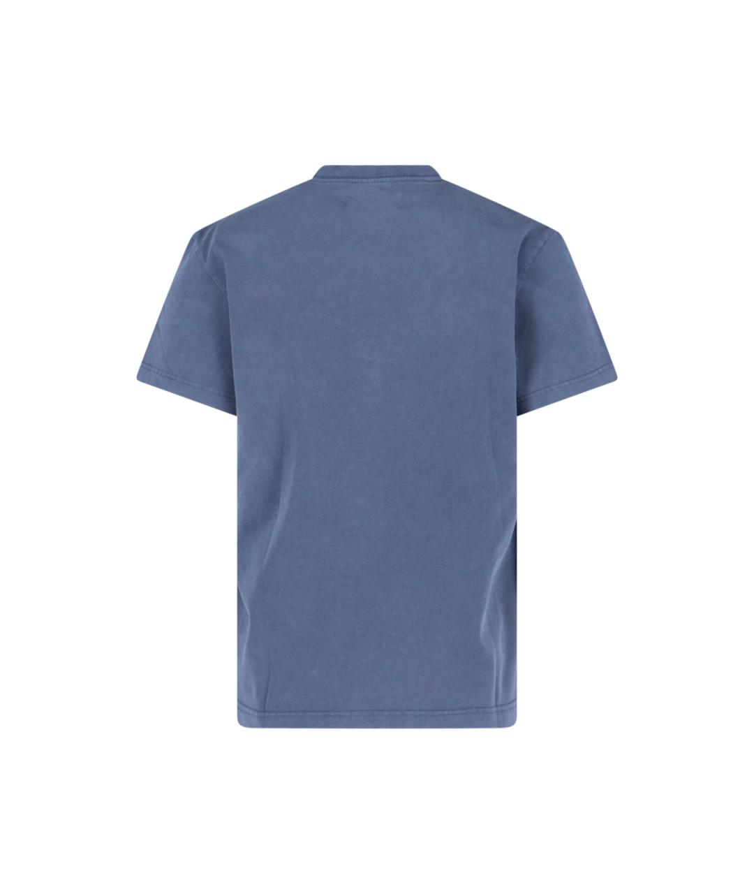 TONYWACK Синяя хлопковая футболка, фото 2