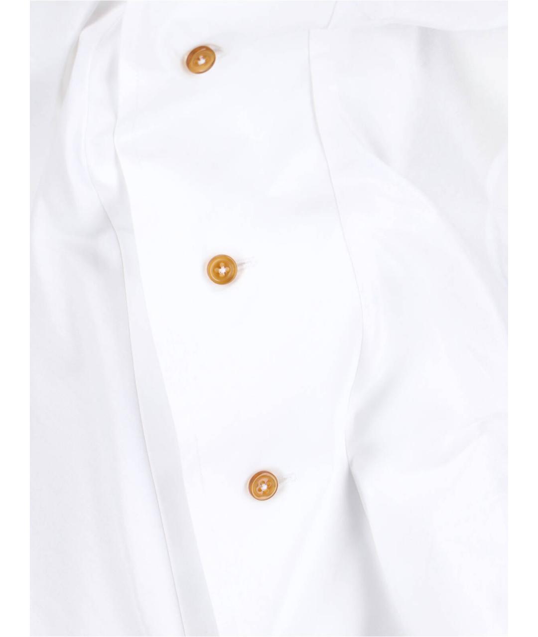 VIVIENNE WESTWOOD Белая хлопковая рубашка, фото 4