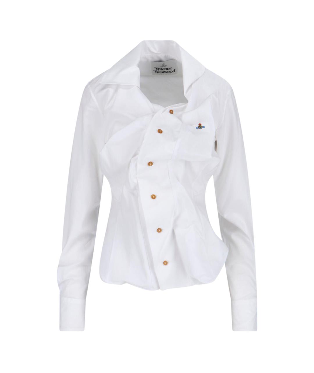 VIVIENNE WESTWOOD Белая хлопковая рубашка, фото 1