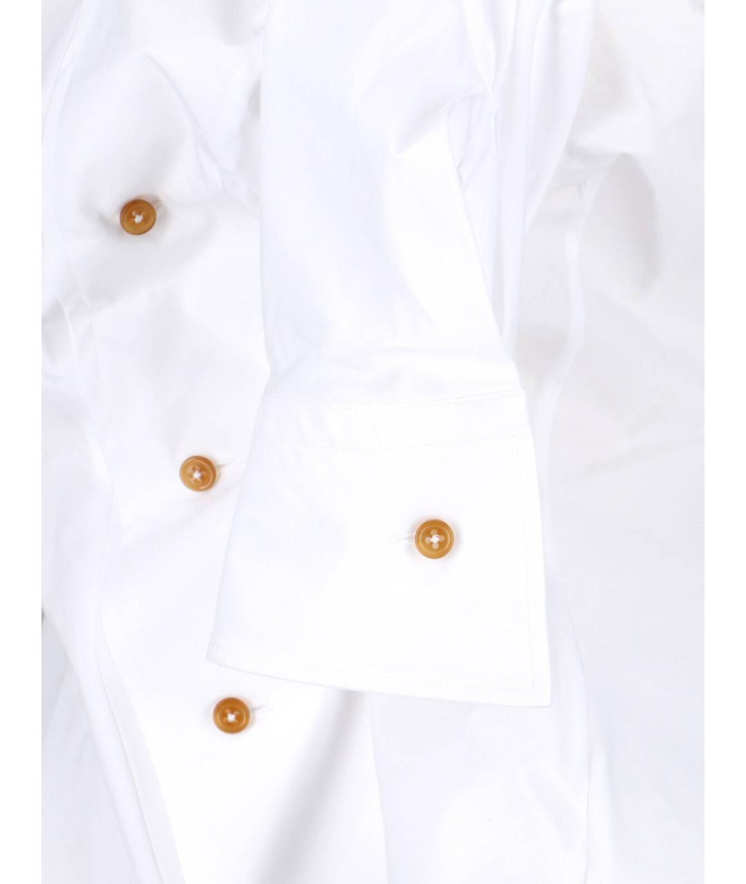 VIVIENNE WESTWOOD Белая хлопковая рубашка, фото 5