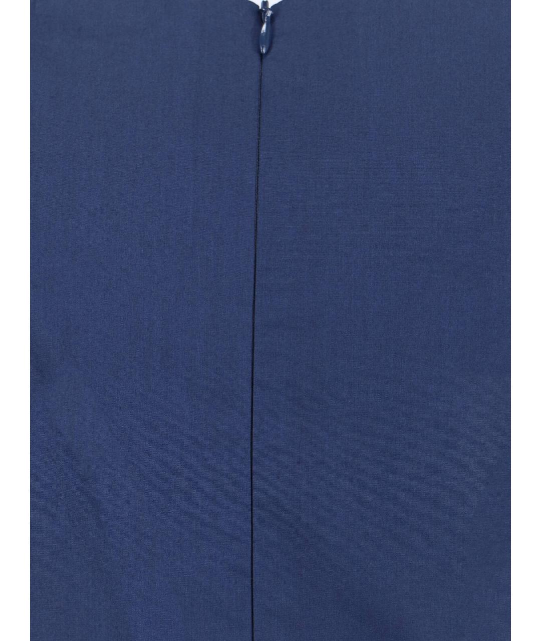 VIVIENNE WESTWOOD Синее хлопковое платье, фото 5