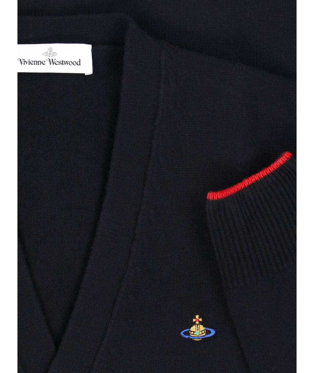 VIVIENNE WESTWOOD Черный шерстяной джемпер / свитер, фото 3