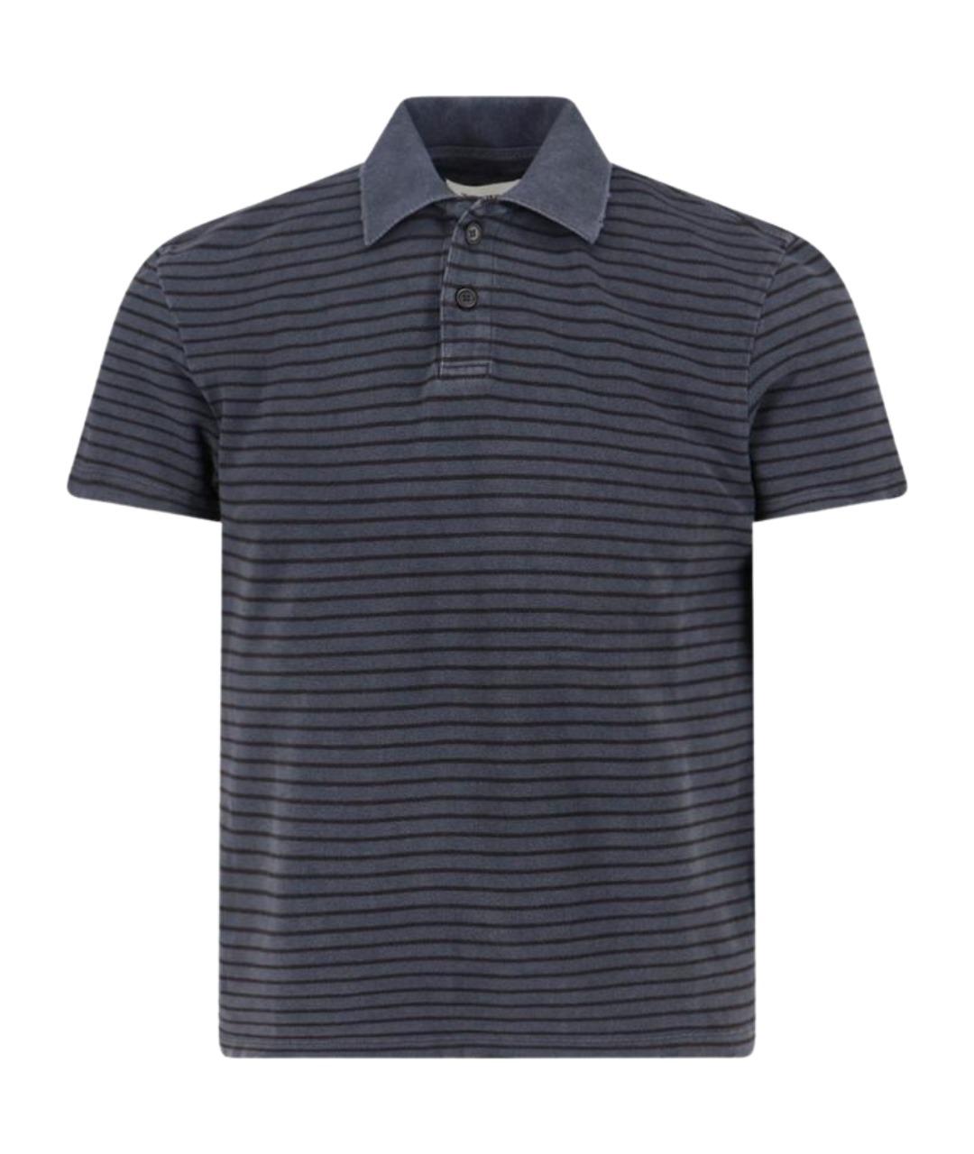 TONYWACK Серое хлопковое поло с коротким рукавом, фото 1