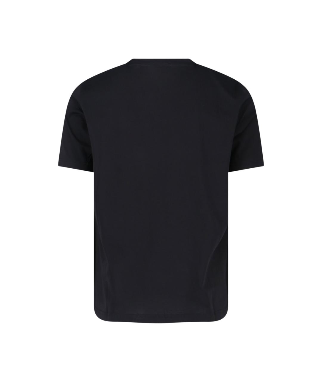 DIESEL Черная хлопковая футболка, фото 2