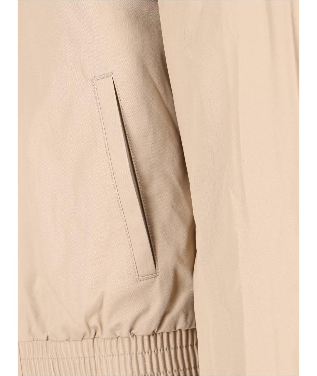 TONYWACK Бежевая хлопковая куртка, фото 3