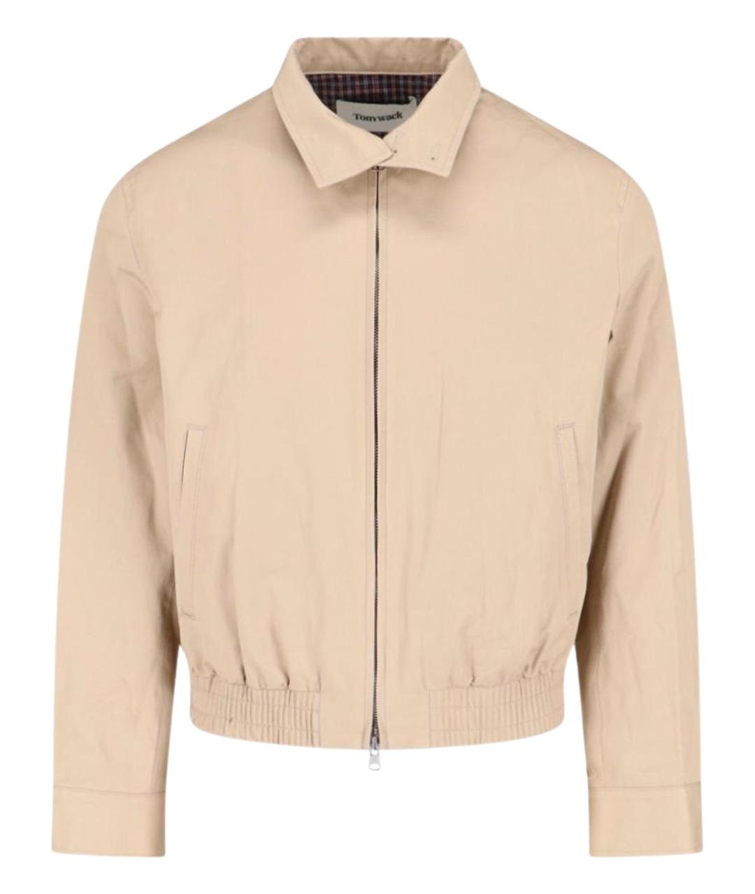 TONYWACK Бежевая хлопковая куртка, фото 1