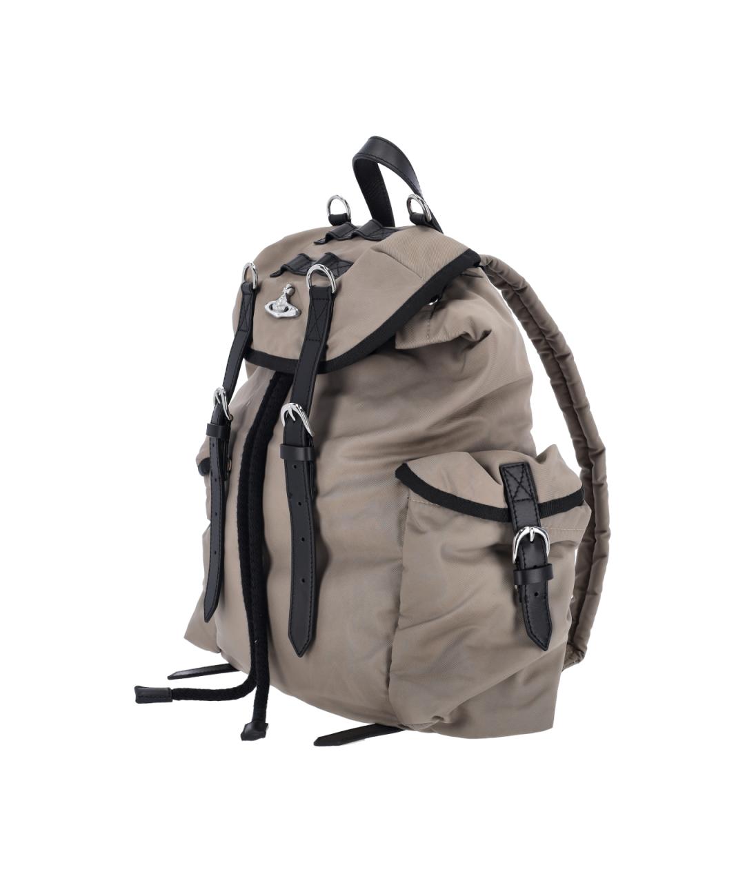 VIVIENNE WESTWOOD Зеленый синтетический рюкзак, фото 2