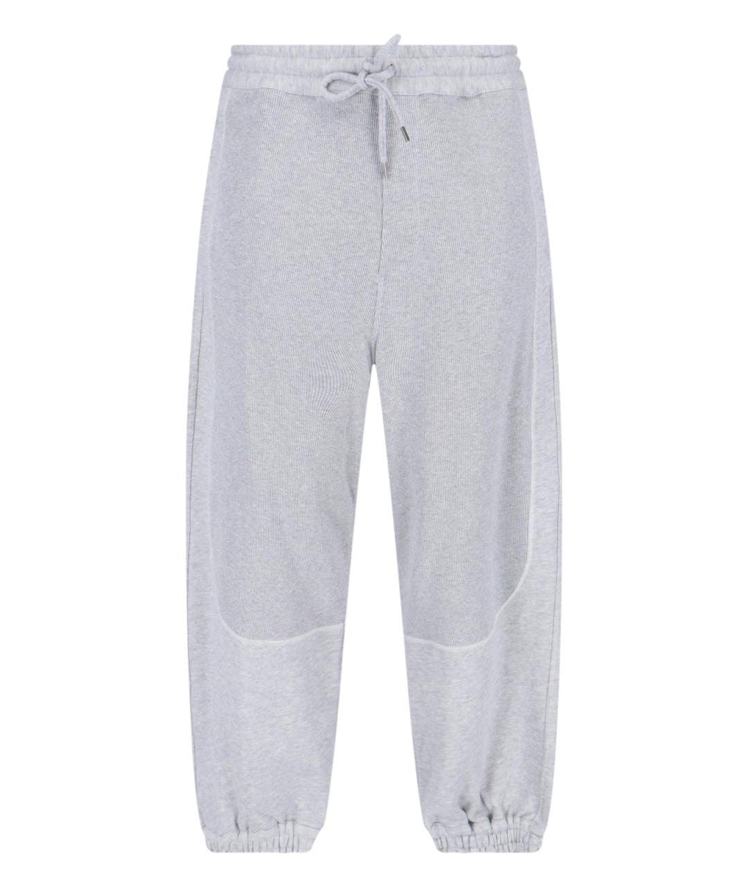 VIVIENNE WESTWOOD Серые хлопковые повседневные брюки, фото 1