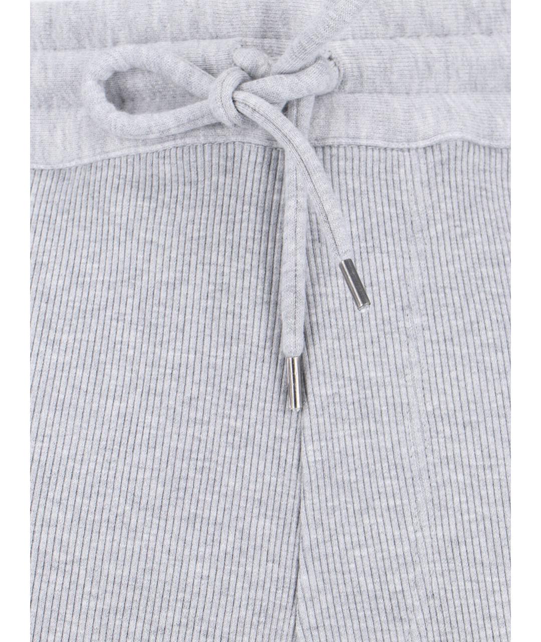 VIVIENNE WESTWOOD Серые хлопковые повседневные брюки, фото 5