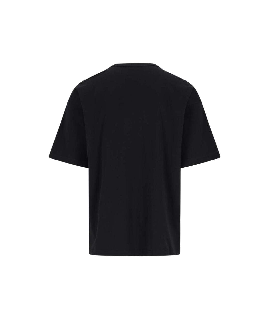 DIESEL Черная хлопковая футболка, фото 2