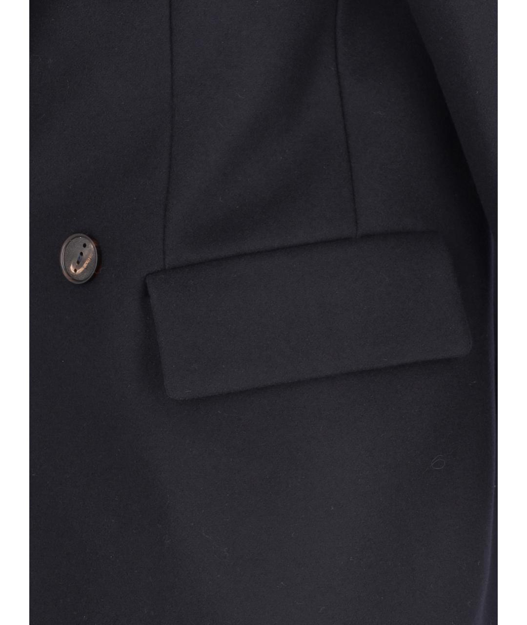 HEVO Синее шерстяное пальто, фото 5