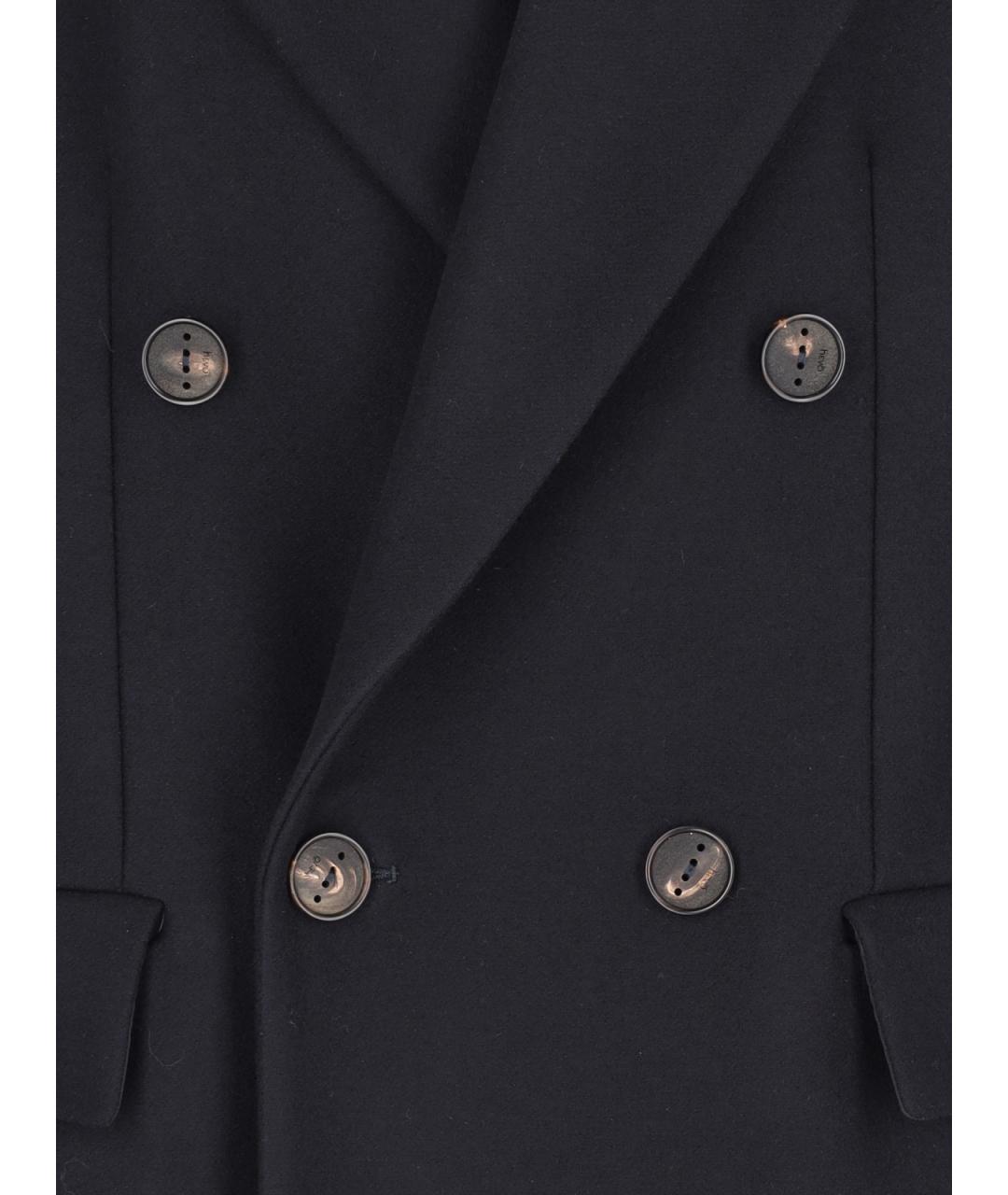 HEVO Синее шерстяное пальто, фото 3