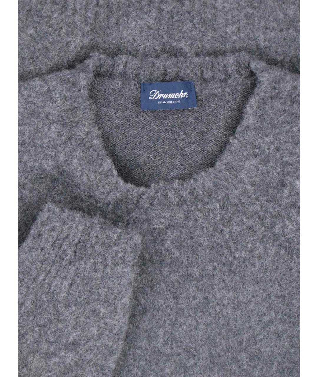 Drumohr Серый кашемировый джемпер / свитер, фото 3