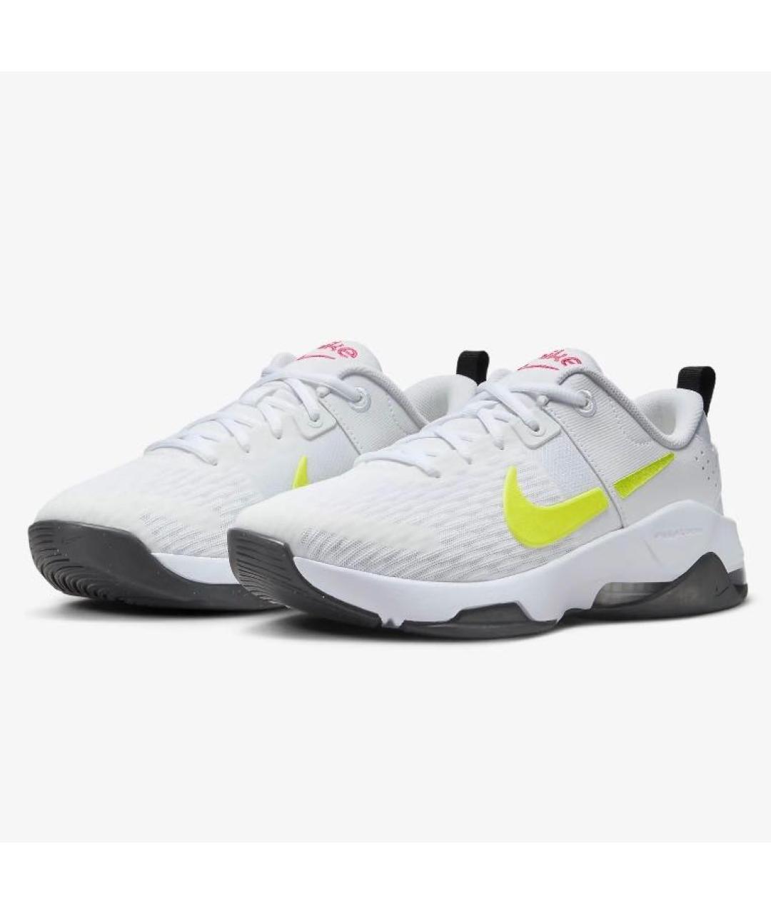 NIKE Белые текстильные кроссовки, фото 3