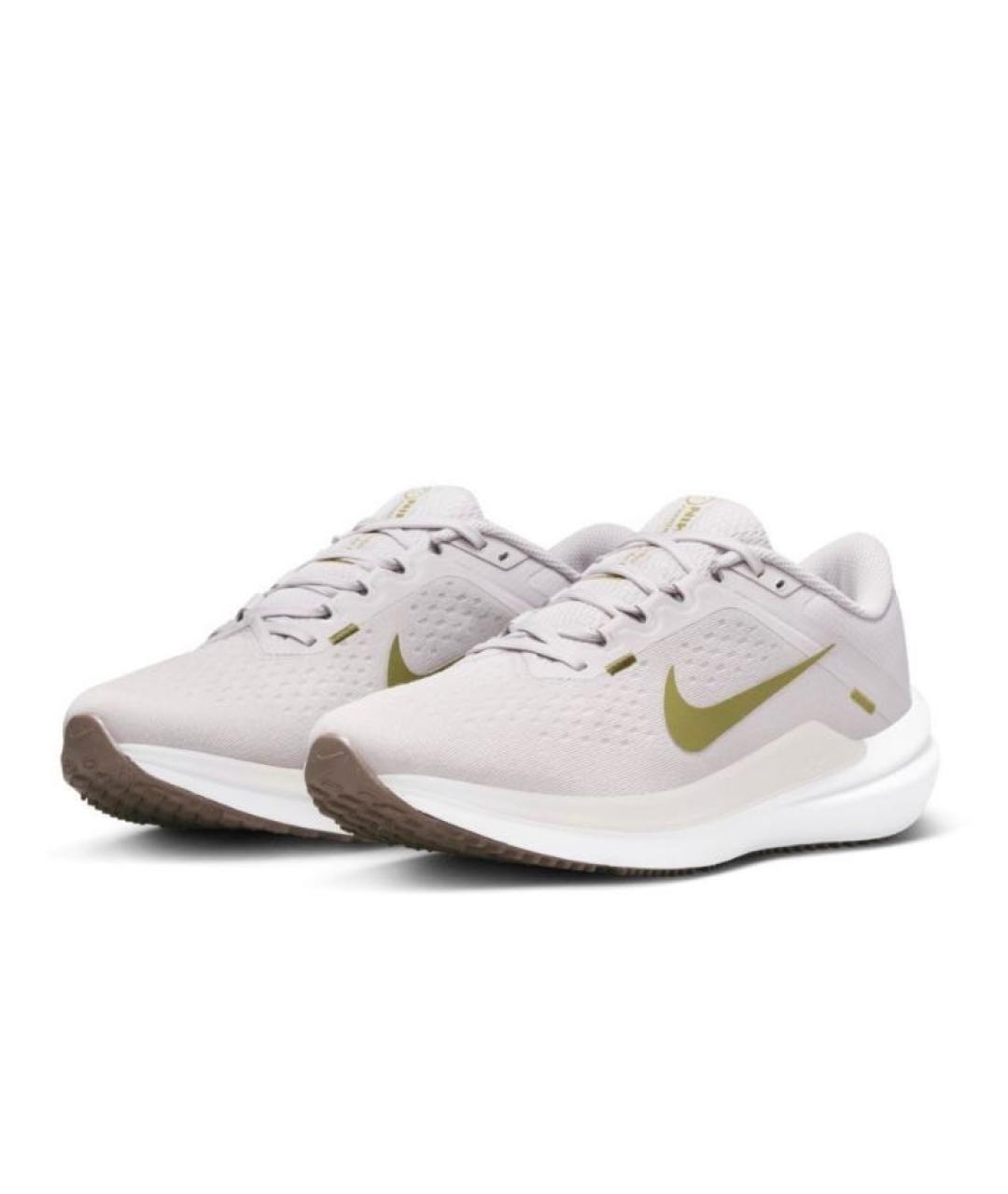 NIKE Серые текстильные кроссовки, фото 3