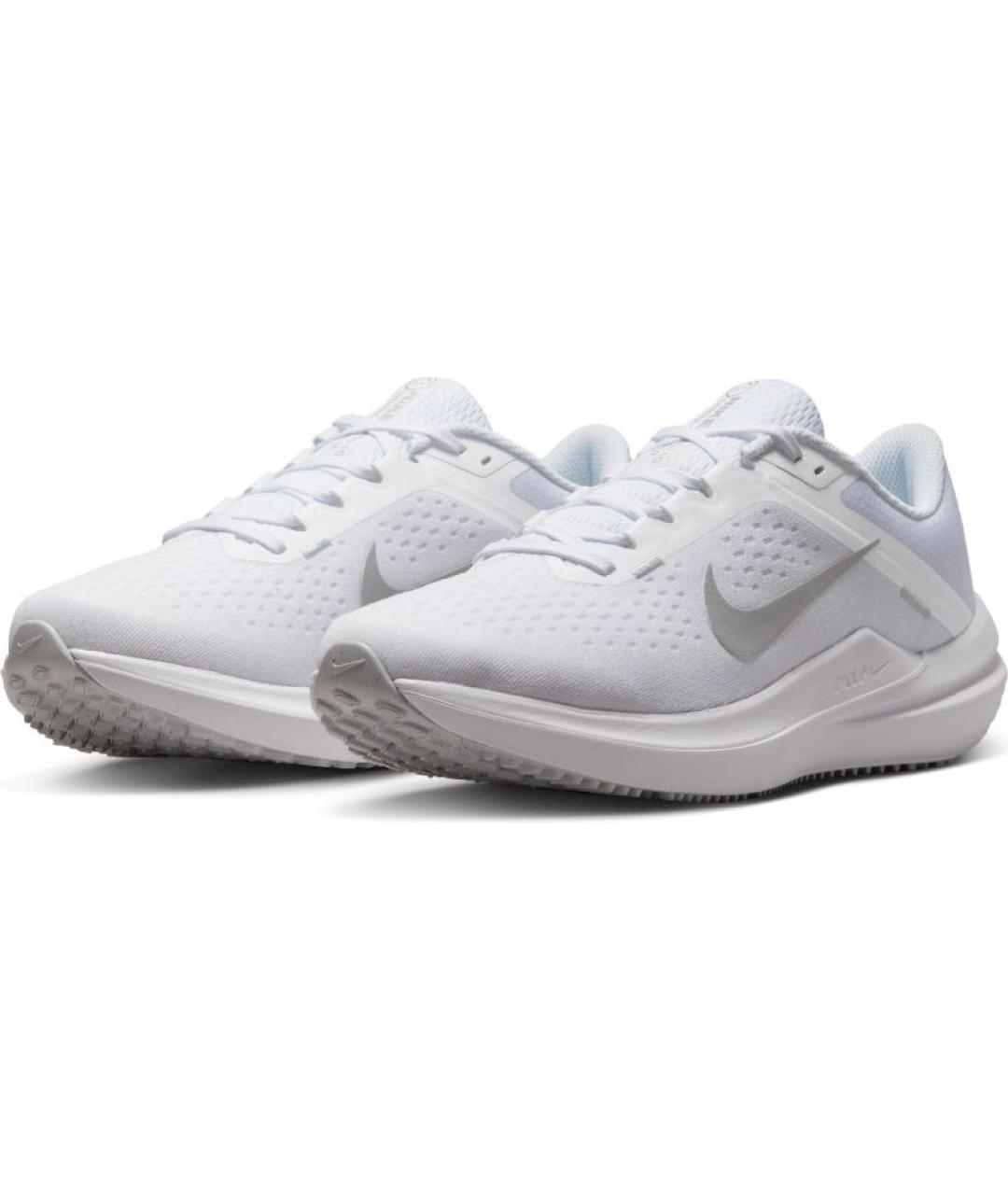 NIKE Белые текстильные кроссовки, фото 2