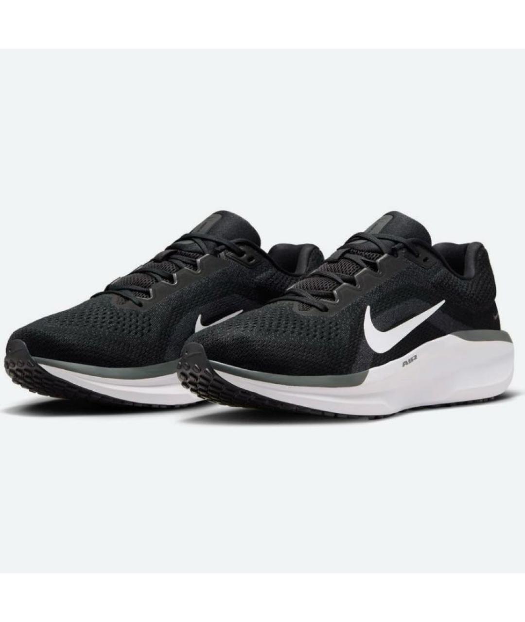 NIKE Черные текстильные кроссовки, фото 2