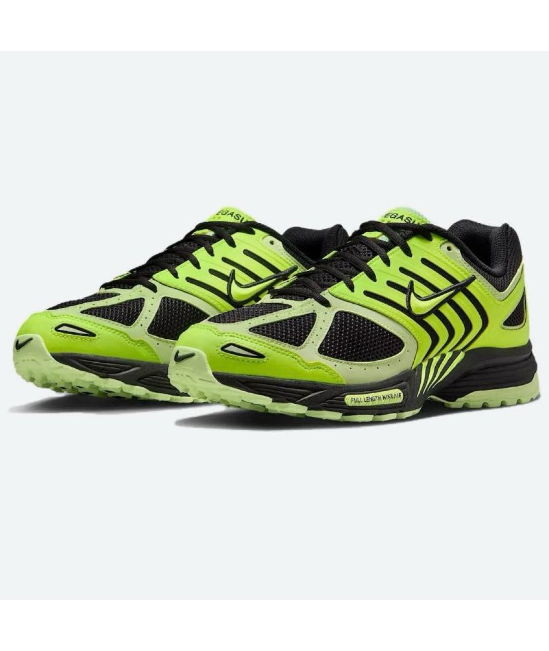 NIKE Зеленые текстильные кроссовки, фото 3