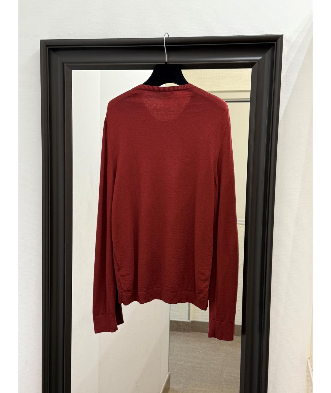 GUCCI Коричневый шерстяной джемпер / свитер, фото 2