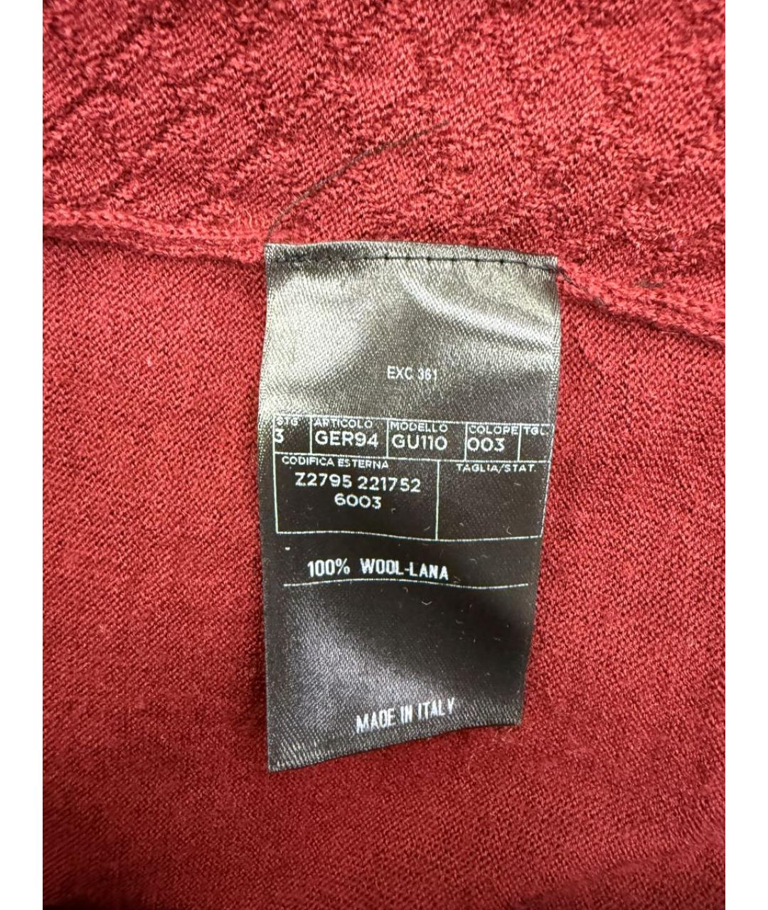 GUCCI Коричневый шерстяной джемпер / свитер, фото 5