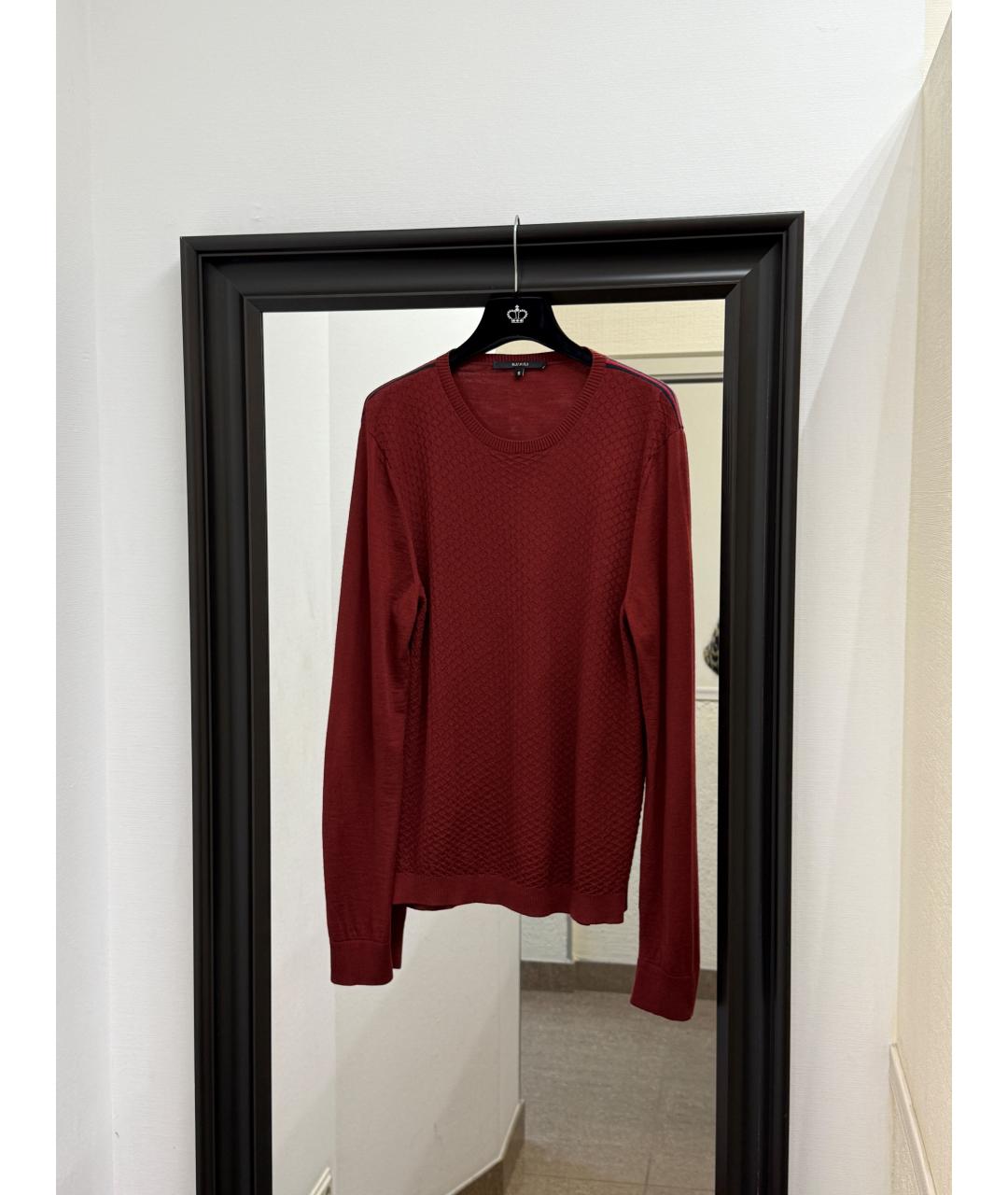 GUCCI Коричневый шерстяной джемпер / свитер, фото 8