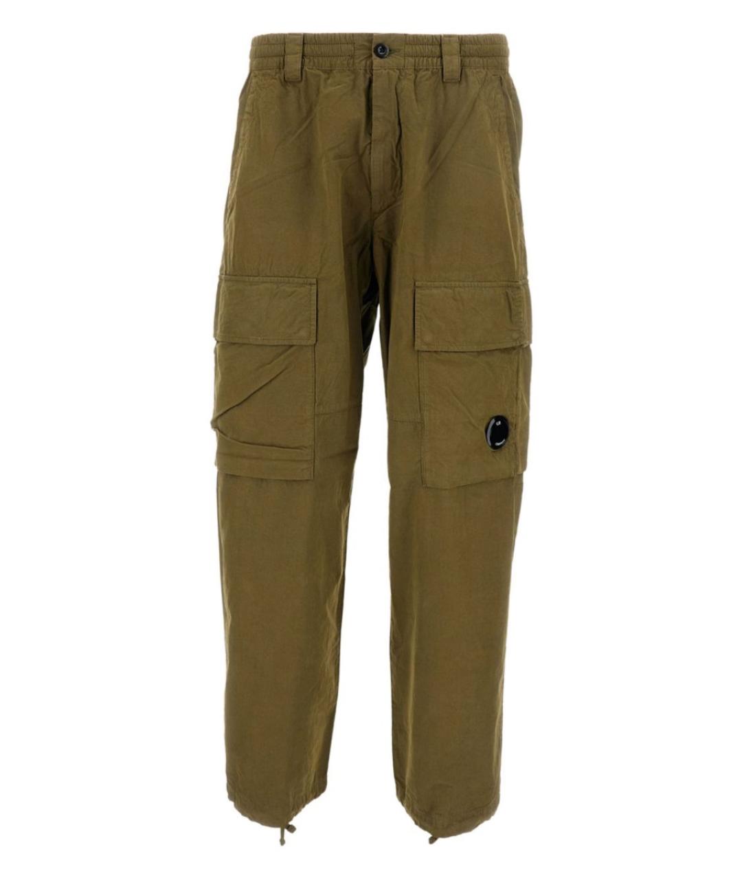 CP COMPANY Зеленые хлопковые повседневные брюки, фото 1