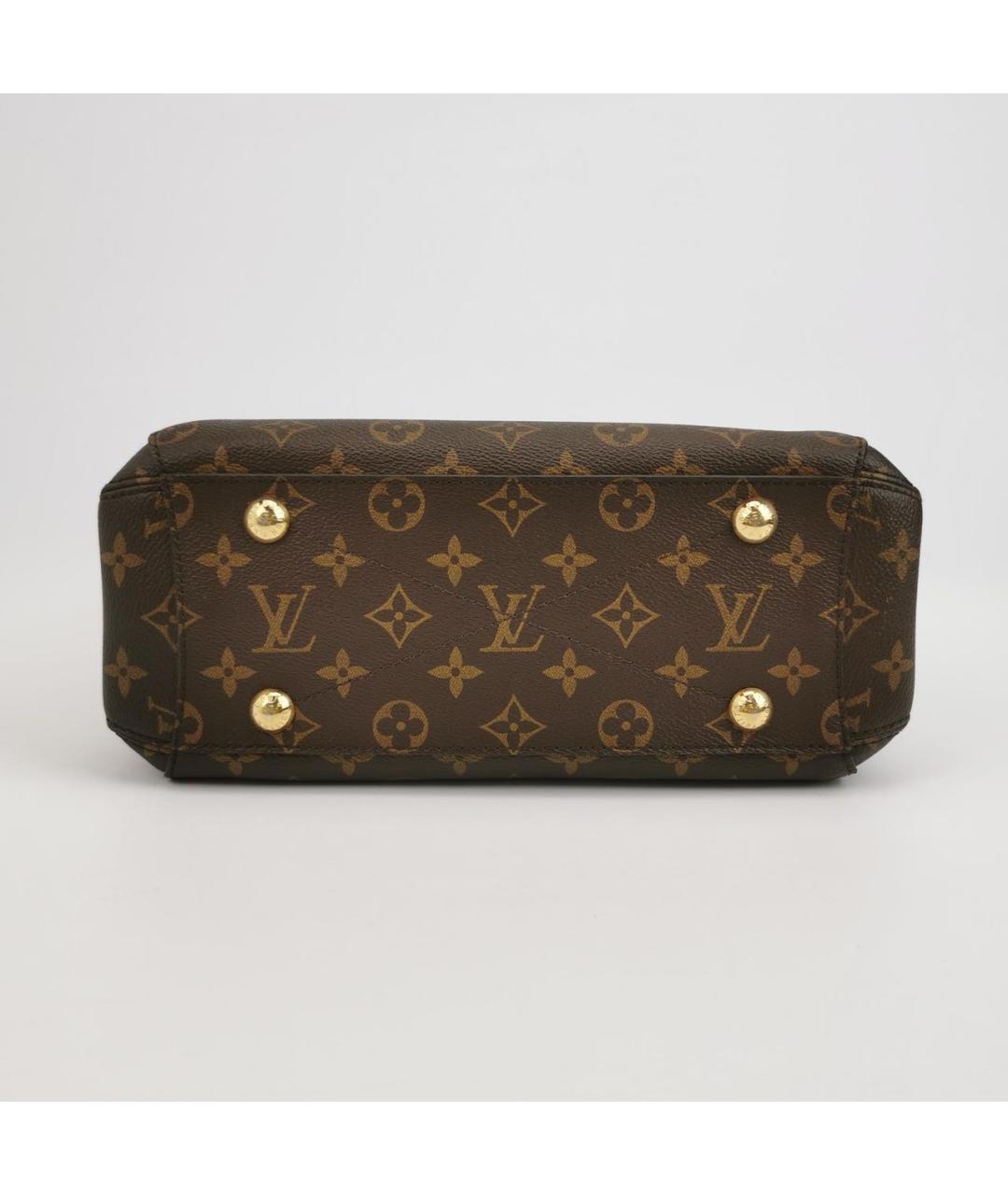 LOUIS VUITTON Коричневая кожаная сумка через плечо, фото 5