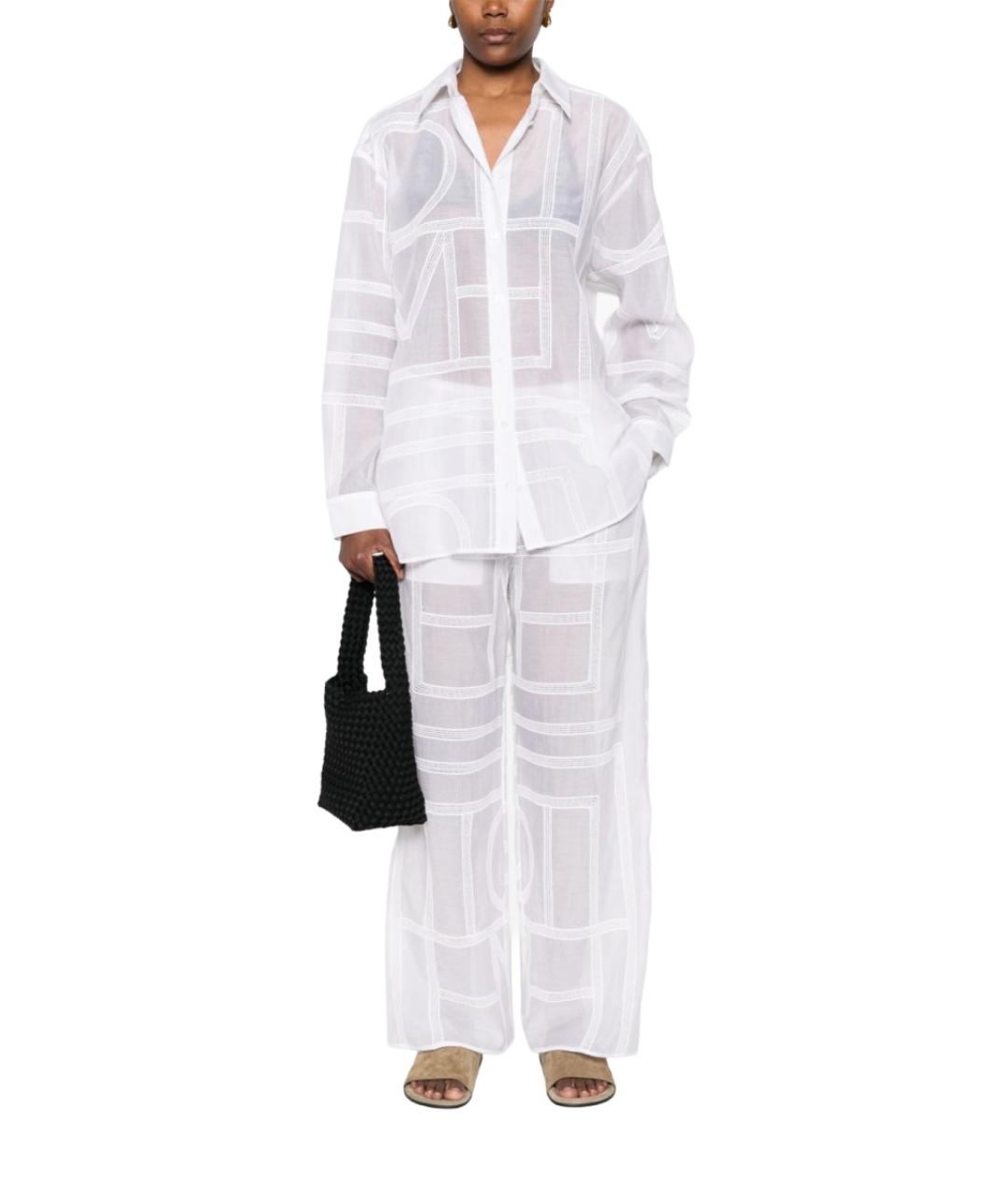 TOTEME Белая хлопковая рубашка, фото 2